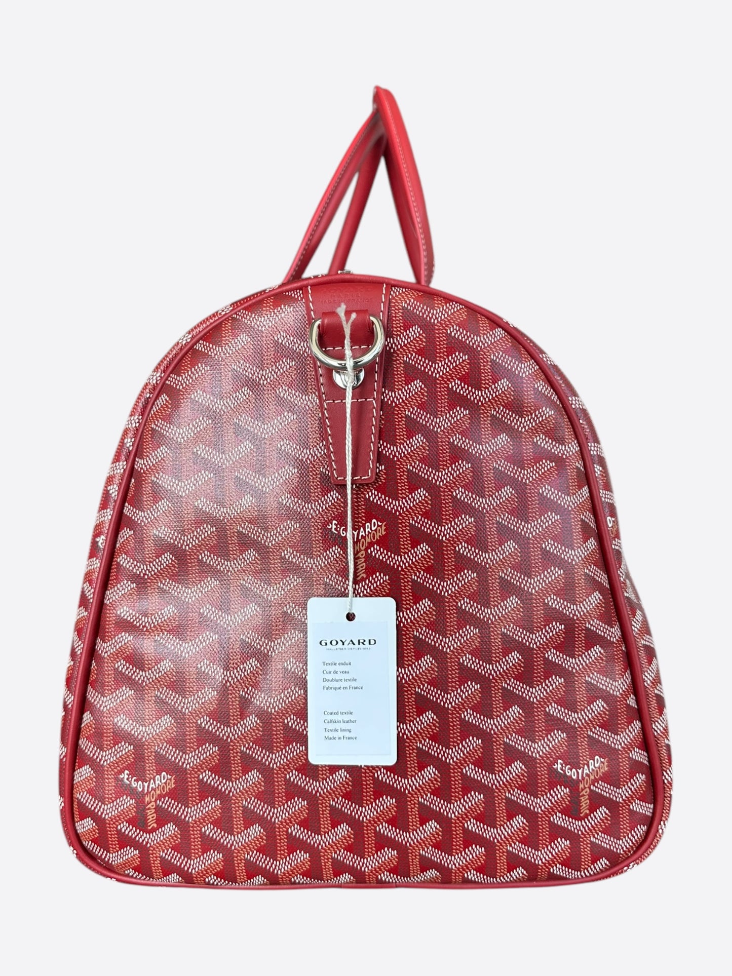 Goyard Red Boston 50 Duffel Bag