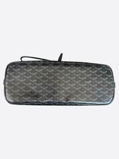 Goyard Jet Black Large Capetin Messenger Bag