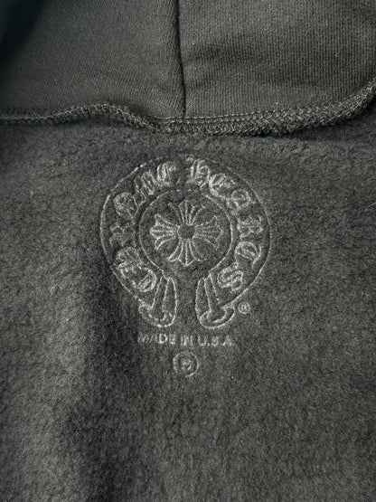 Chrome Hearts Black & White Manchester Exclusive Horseshoe Zip Up Hoodie