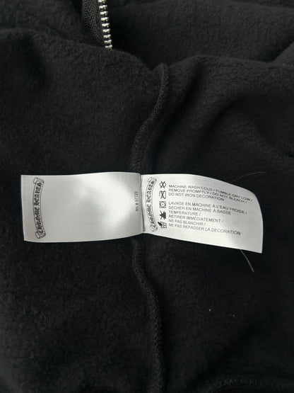 Chrome Hearts Black & White Manchester Exclusive Horseshoe Zip Up Hoodie