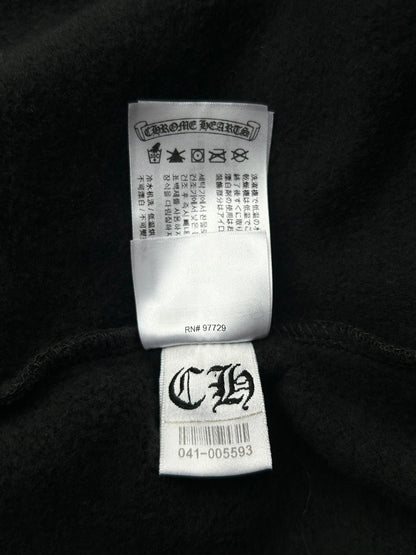 Chrome Hearts Black & White Manchester Exclusive Horseshoe Zip Up Hoodie