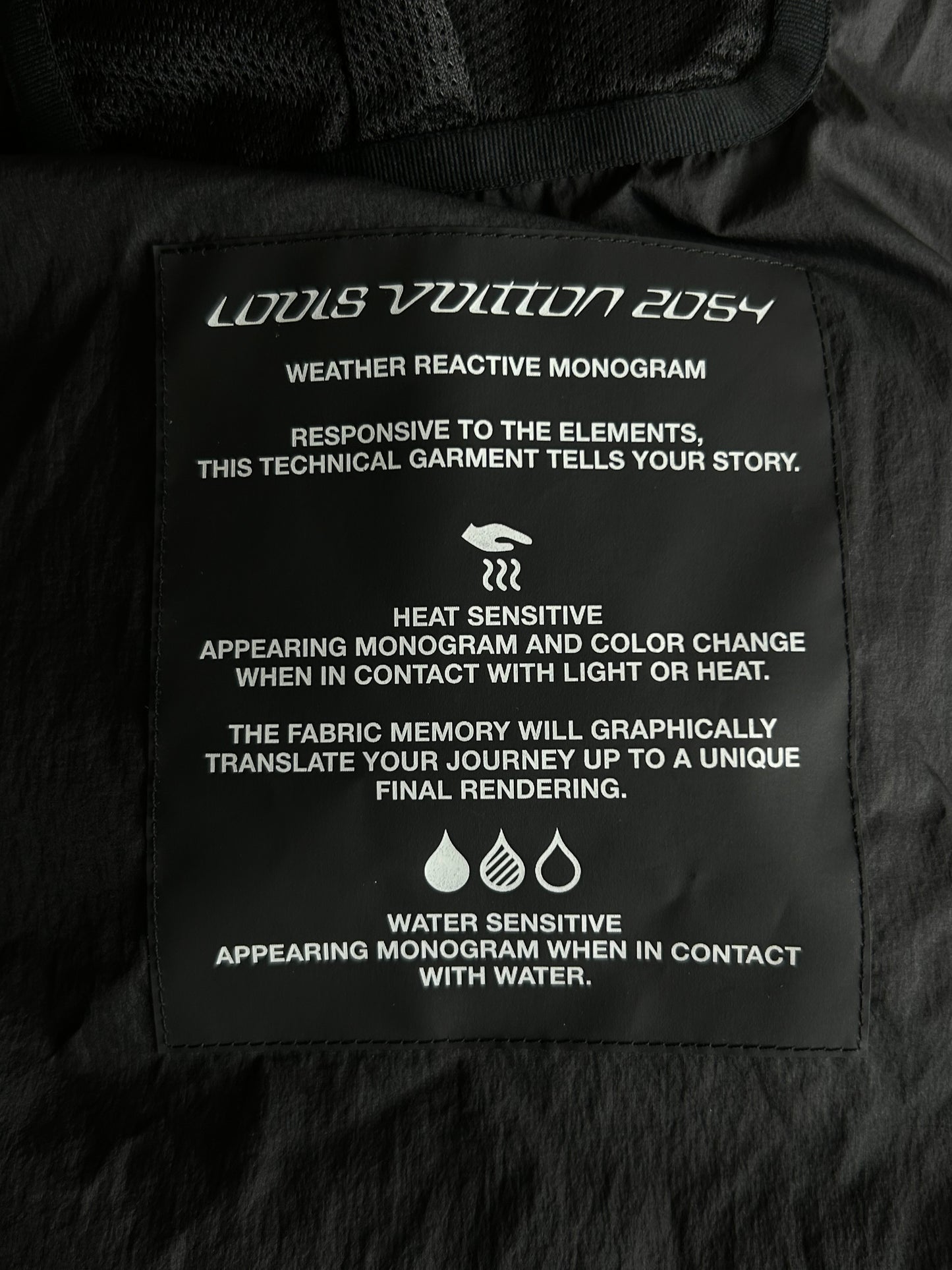 Louis Vuitton Black & Grey 2054 Monogram Heat Reflective Puffer Jacket