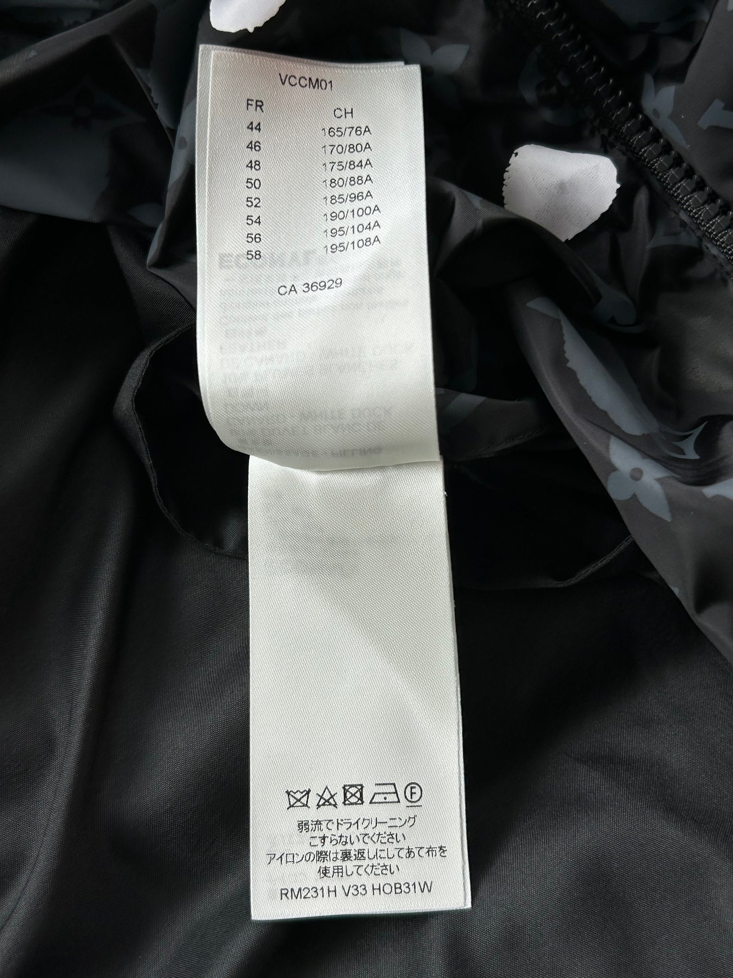 Louis Vuitton Yayoi Kusama Black Polka Dot Monogram Puffer Jacket