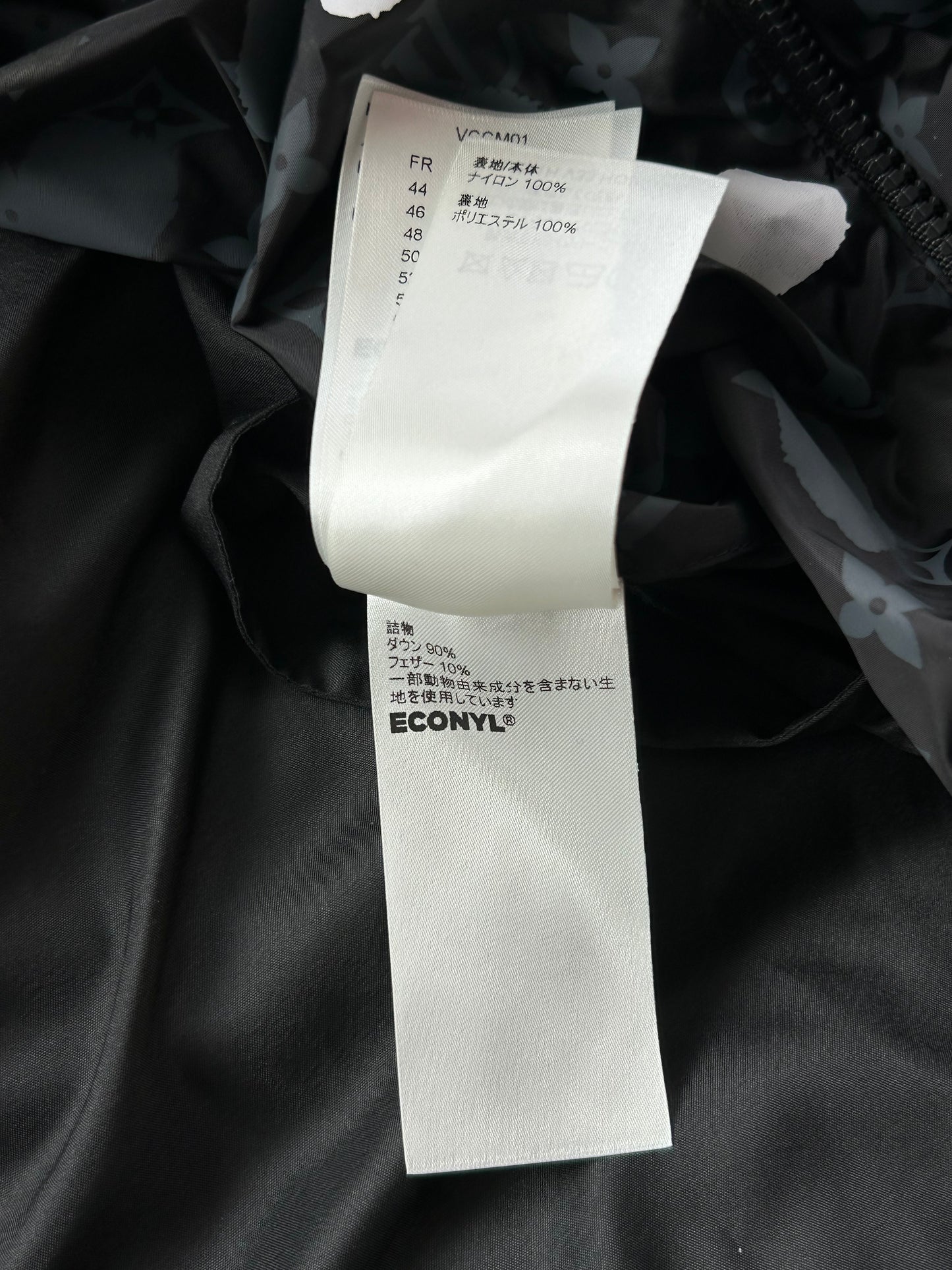 Louis Vuitton Yayoi Kusama Black Polka Dot Monogram Puffer Jacket