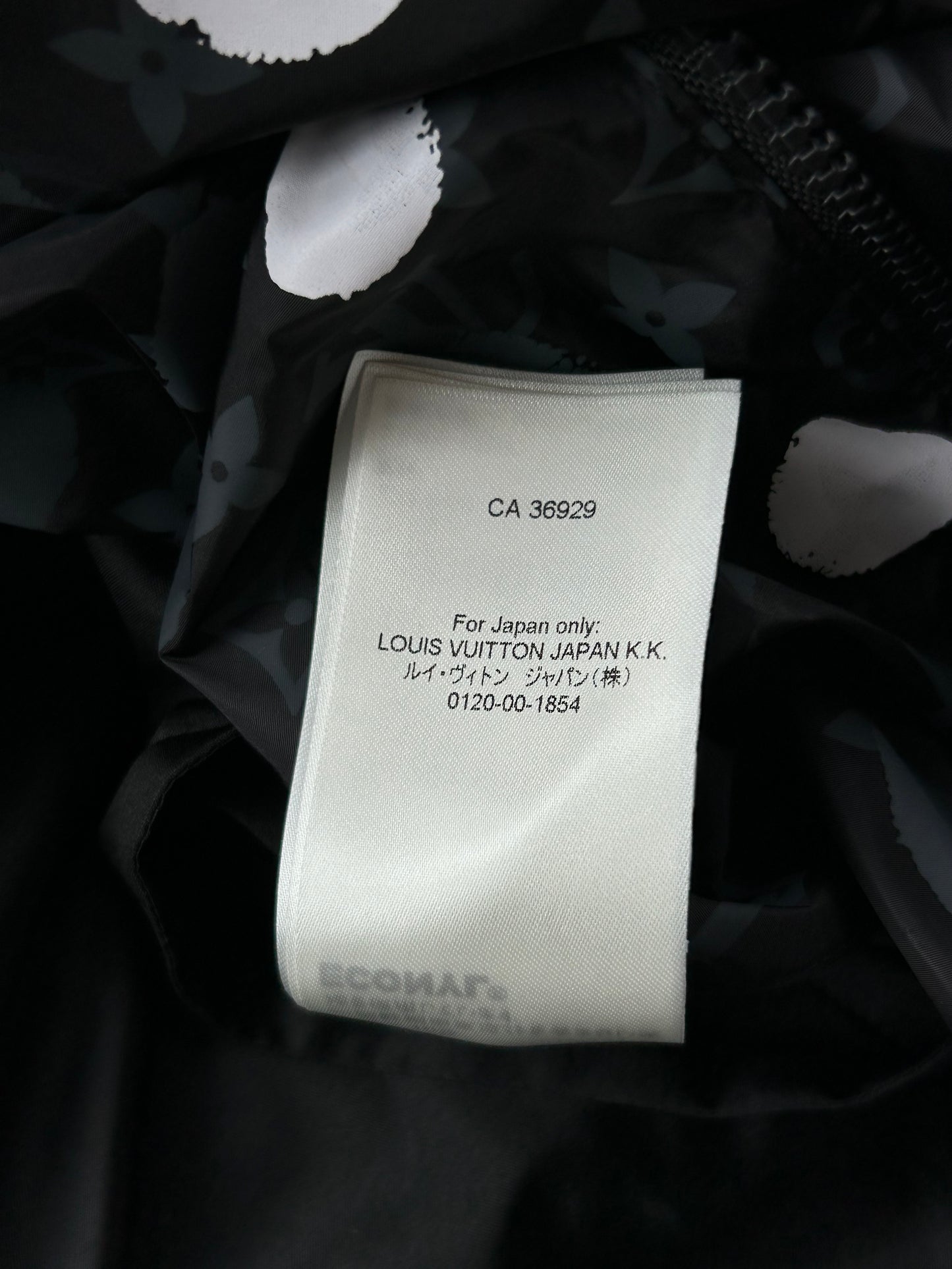 Louis Vuitton Yayoi Kusama Black Polka Dot Monogram Puffer Jacket