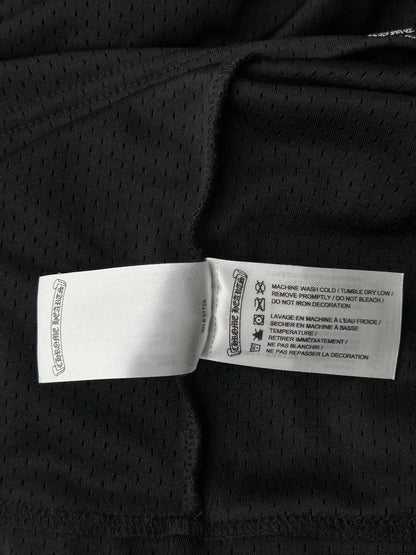 Chrome Hearts Black & White Logo Mesh Jersey