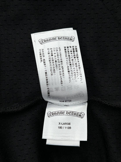 Chrome Hearts Black & White Logo Mesh Jersey