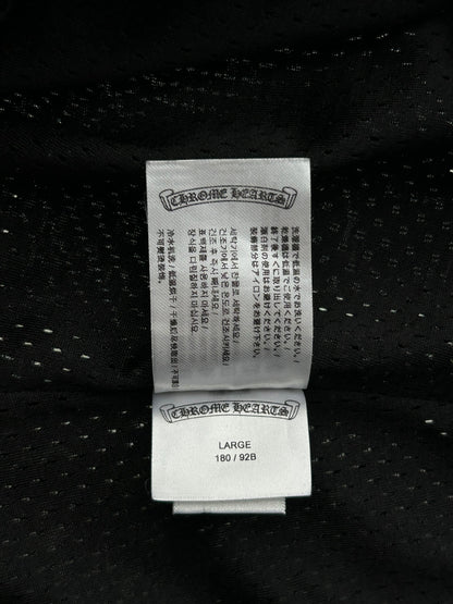 Chrome Hearts Black & White Logo Mesh Shorts