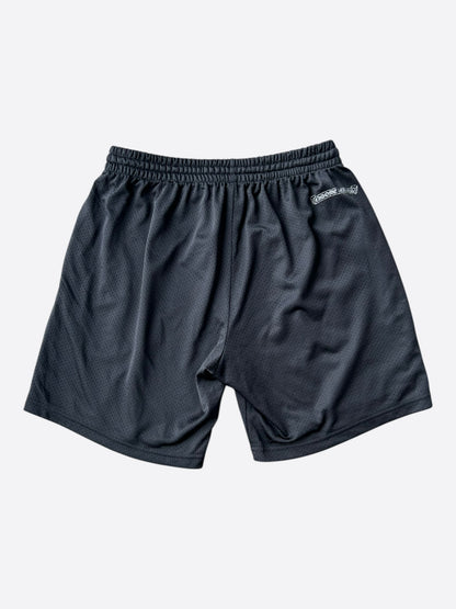Chrome Hearts Black & White Logo Mesh Shorts