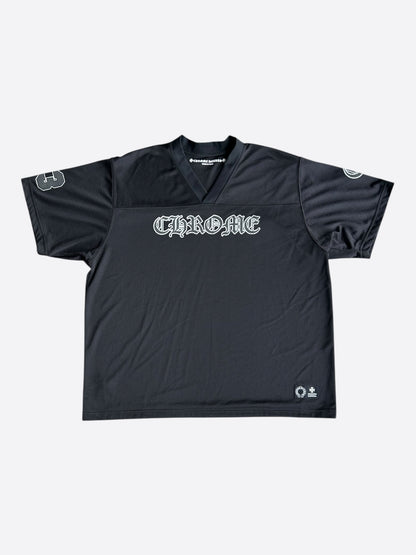 Chrome Hearts Black & White Logo Mesh Jersey