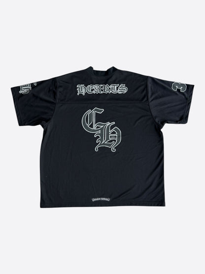 Chrome Hearts Black & White Logo Mesh Jersey