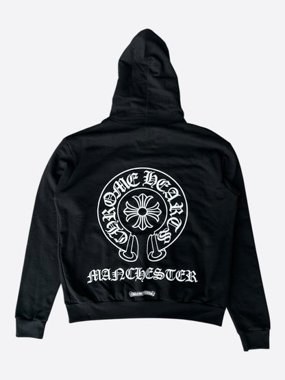 Chrome Hearts Black & White Manchester Exclusive Horseshoe Zip Up Hoodie