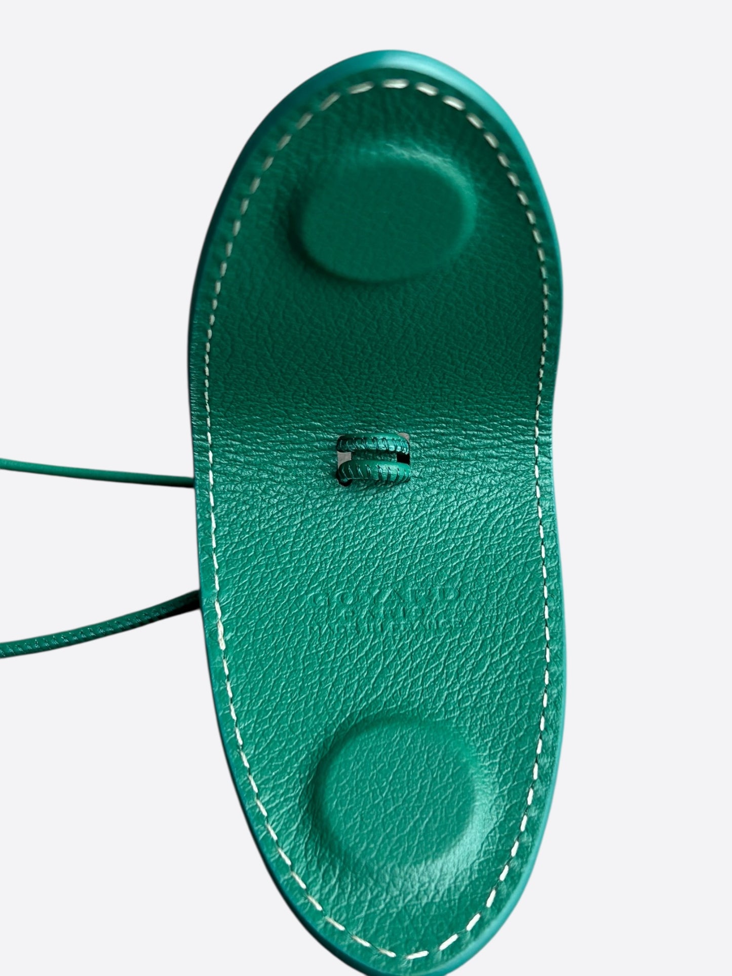 Goyard Green Croc Universel Bag Clip