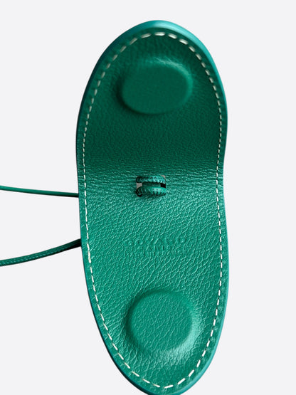 Goyard Green Croc Universel Bag Clip