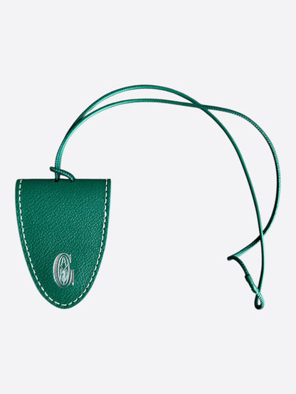 Goyard Green Croc Universel Bag Clip
