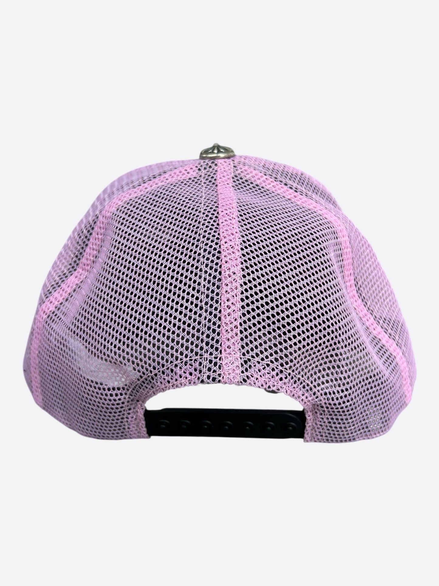 Chrome Hearts Black & Pink Hollywood Trucker Hat
