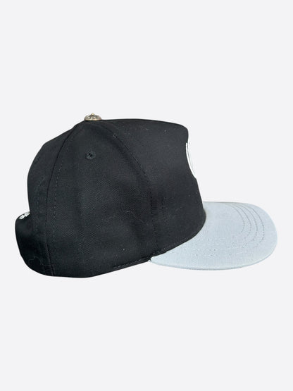 Chrome Hearts Black & White Embroidered CH Logo Hat
