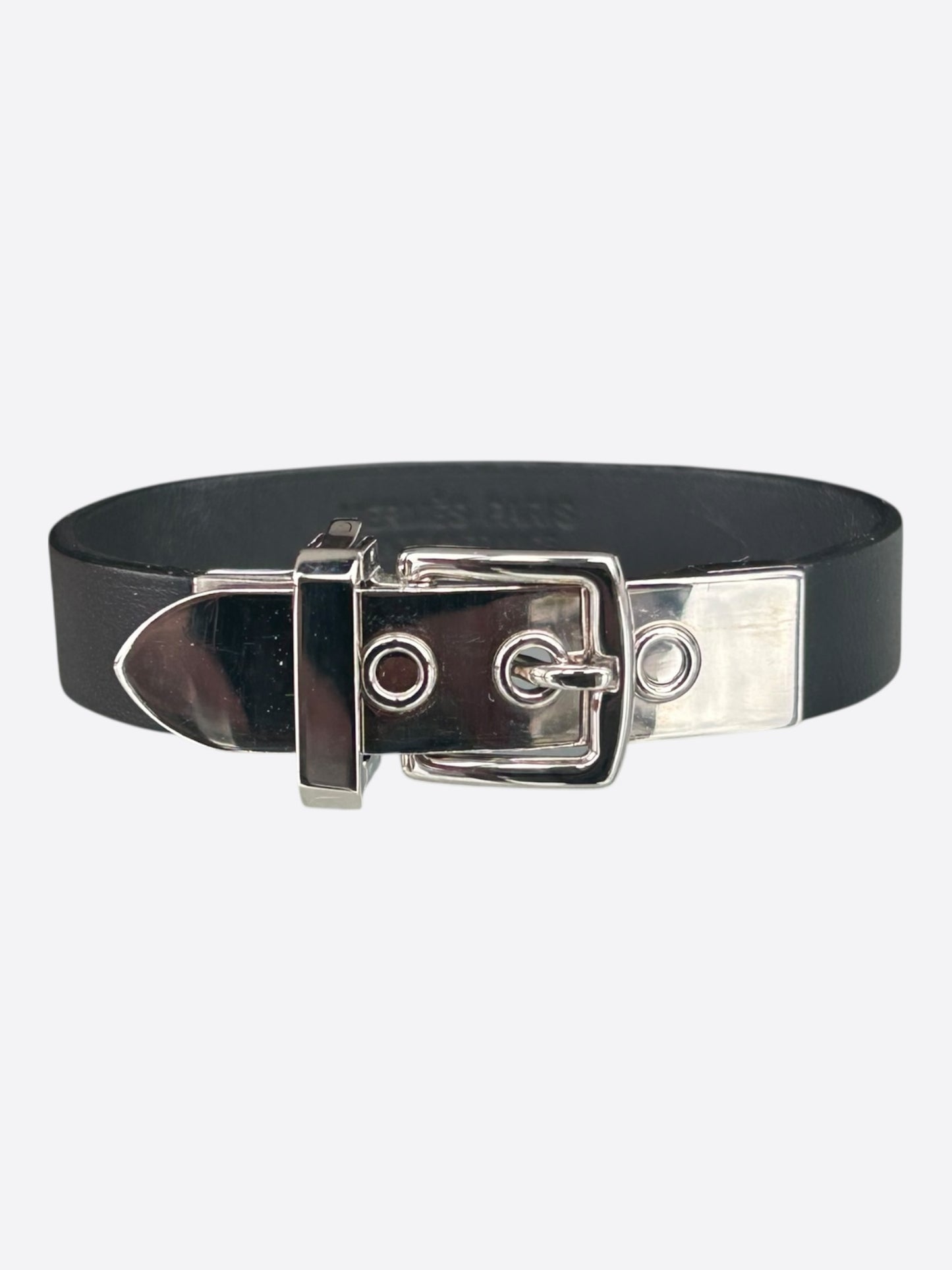 Hermes Black Swift & Palladium Hardware Java Bracelet