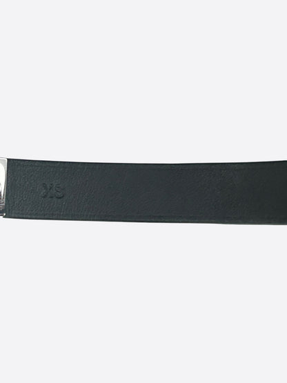 Hermes Black Swift & Palladium Hardware Java Bracelet