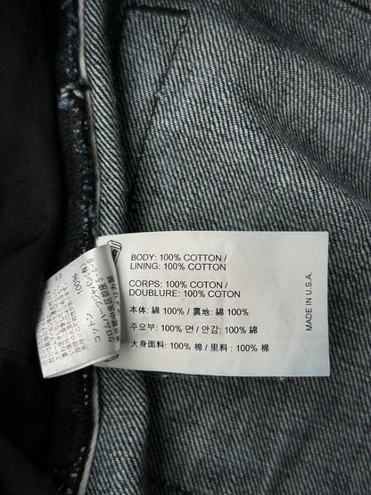 Chrome Hearts Blue Denim Cross Patch Jeans
