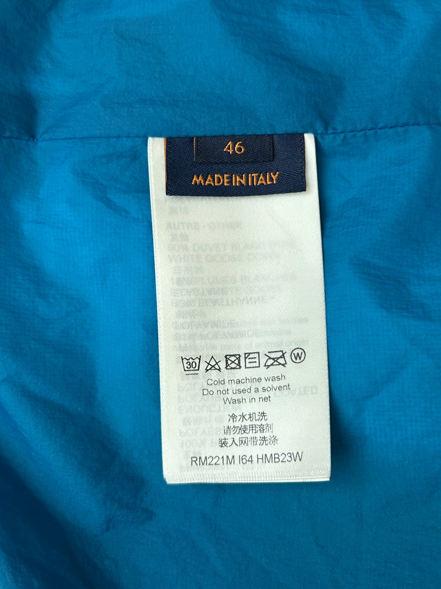 Louis Vuitton Blue 2054 Monogram Heat Reactive Puffer Jacket