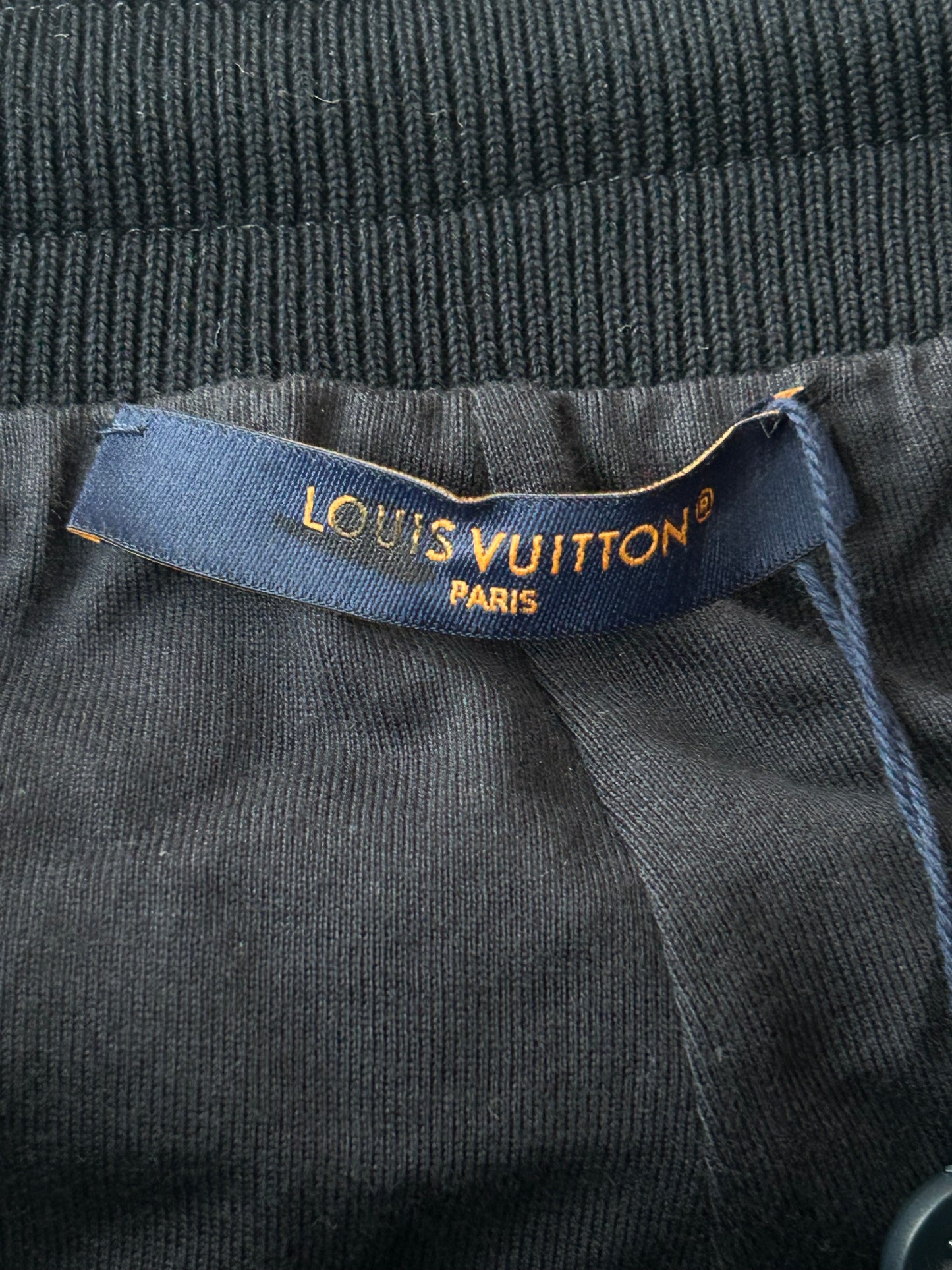 Louis Vuitton Green Camouflage Monogram Fleece Sweatpants