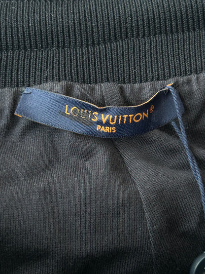 Louis Vuitton Green Camouflage Monogram Fleece Sweatpants