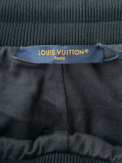 Louis Vuitton Green Camouflage Monogram Fleece Sweatpants