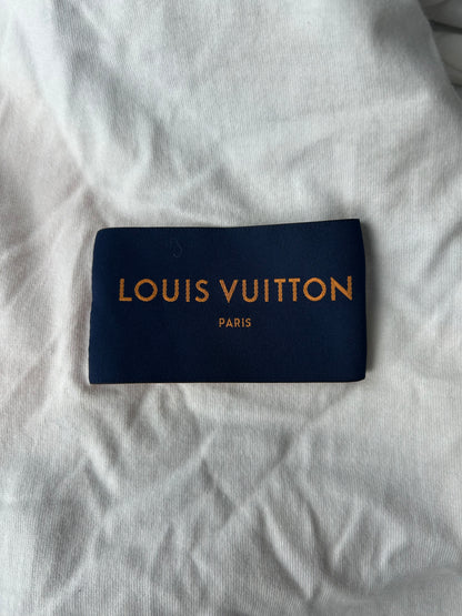 Louis Vuitton Blue & Orange Camo Monogram Fleece Zip Up Jacket