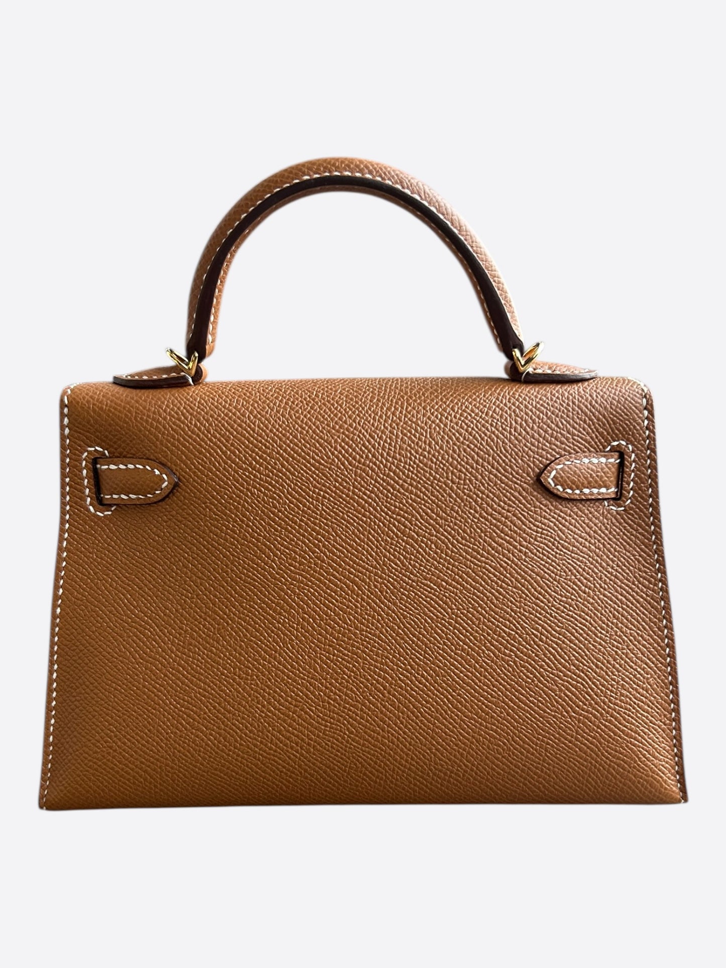 Hermes Gold Epsom & Gold Hardware Mini Kelly 20