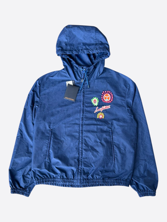 Louis Vuitton Yayoi Kusama Blue Monogram Windbreaker