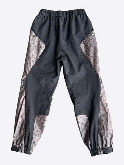 Louis Vuitton Black & Grey 2054 Monogram Heat Reflective Track Pants
