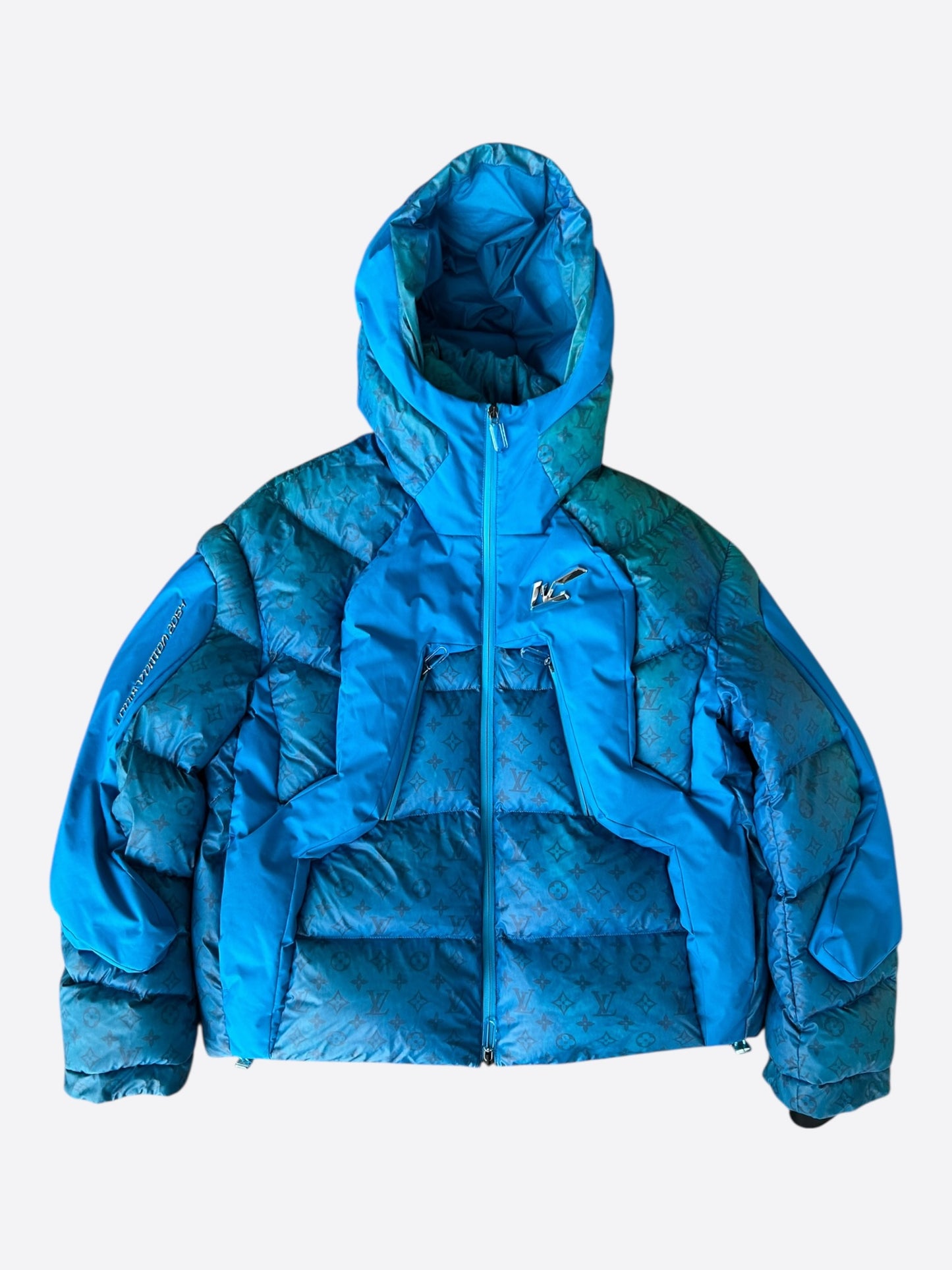 Louis Vuitton Blue 2054 Monogram Heat Reactive Puffer Jacket