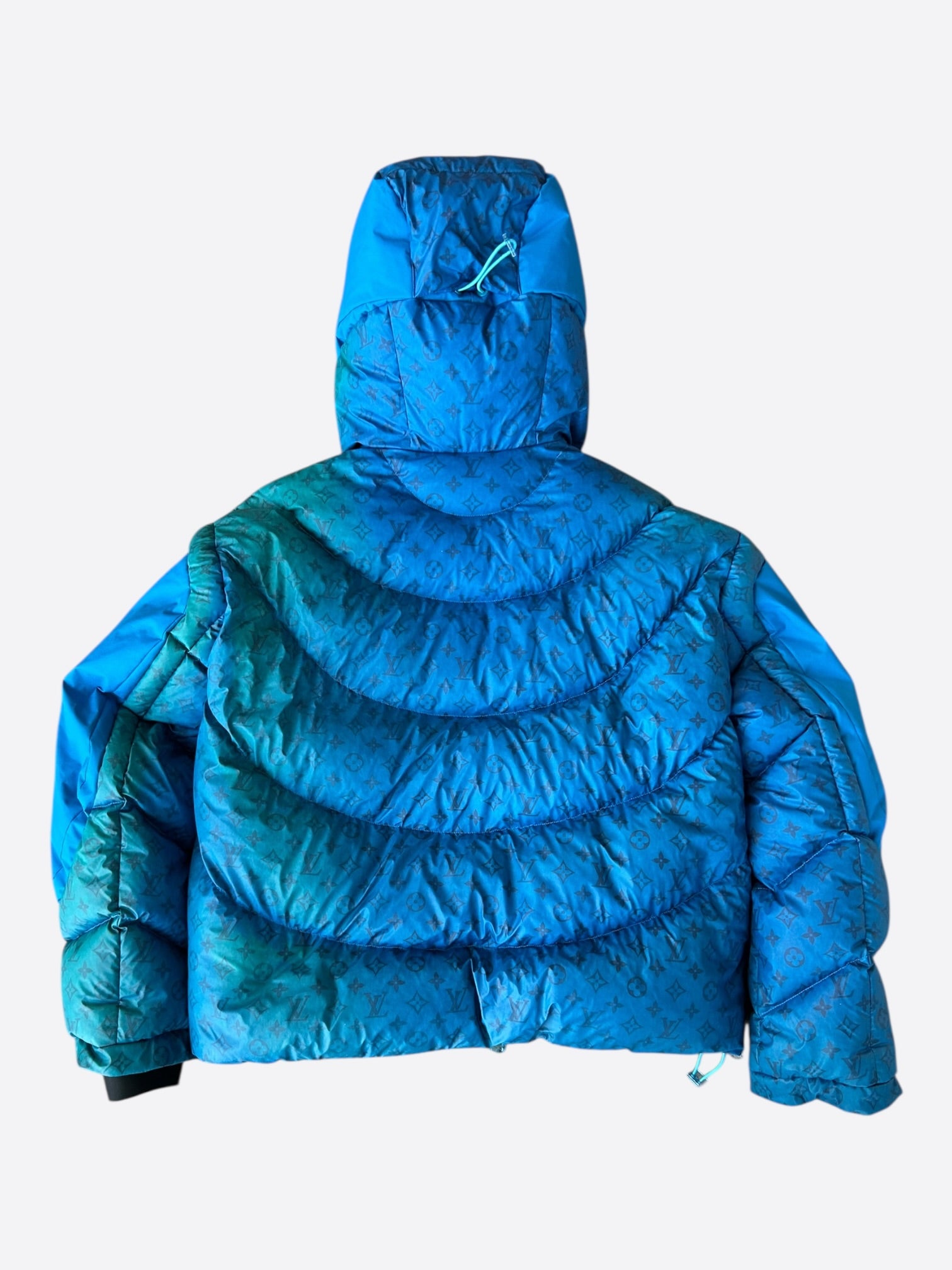 Louis Vuitton Blue 2054 Monogram Heat Reactive Puffer Jacket