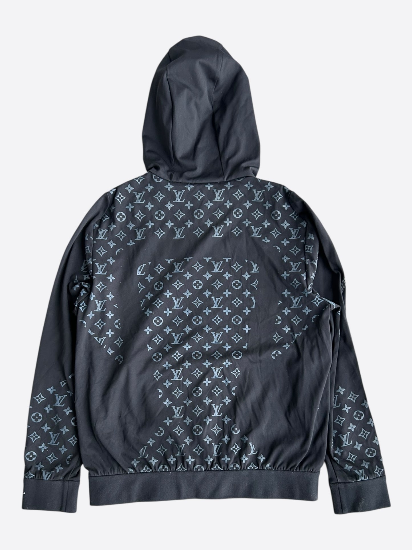 Louis Vuitton Black & Blue 2054 Heat Reflective Monogram Hoodie