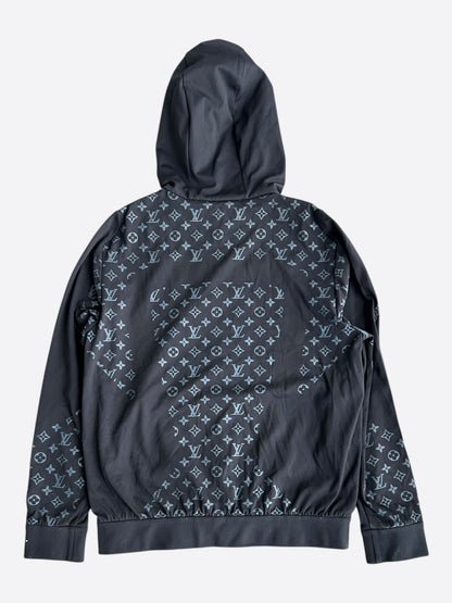 Louis Vuitton Black & Blue 2054 Heat Reflective Monogram Hoodie