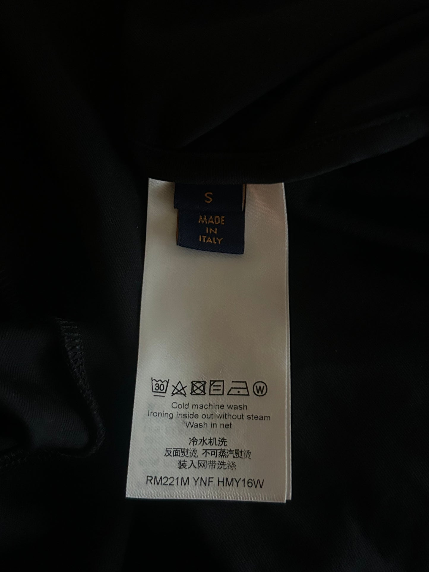 Louis Vuitton Black & Blue 2054 Heat Reflective Monogram Hoodie