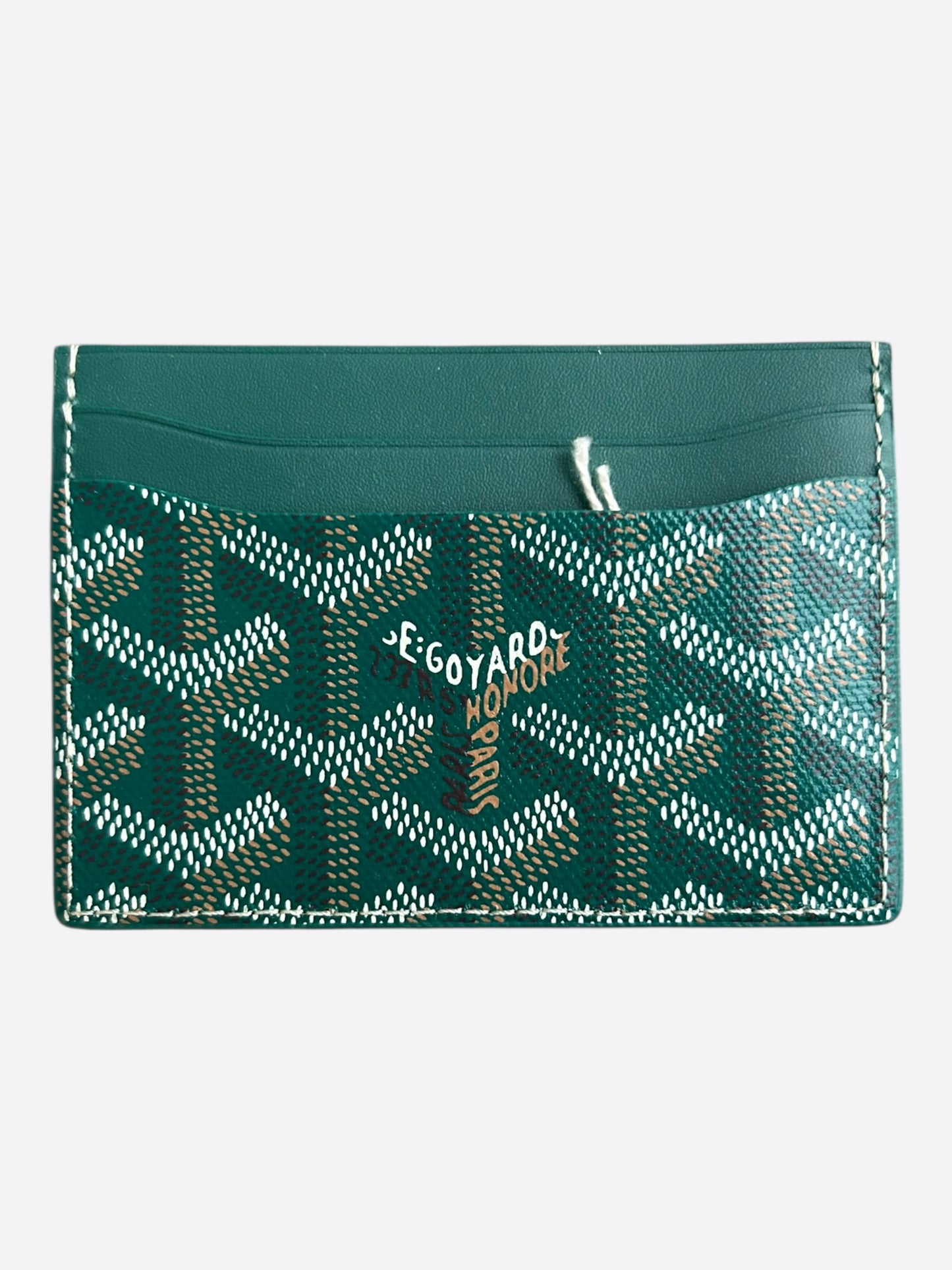 Goyard Green Saint Sulpice Card Holder