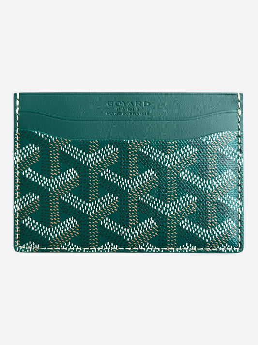 Goyard Green Saint Sulpice Card Holder