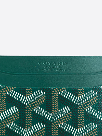 Goyard Green Saint Sulpice Card Holder