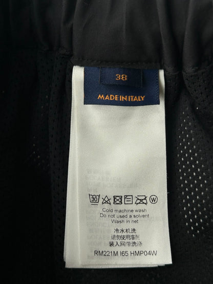 Louis Vuitton Black & Grey 2054 Monogram Heat Reflective Track Pants