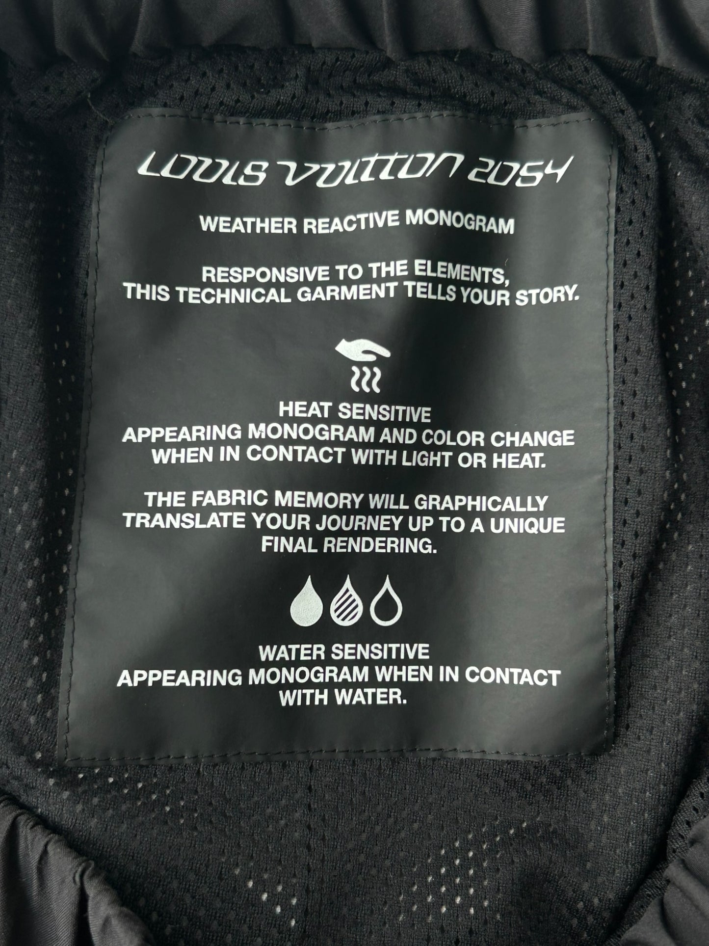Louis Vuitton Black & Grey 2054 Monogram Heat Reflective Track Pants