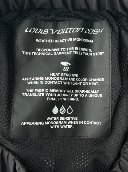 Louis Vuitton Black & Grey 2054 Monogram Heat Reflective Track Pants