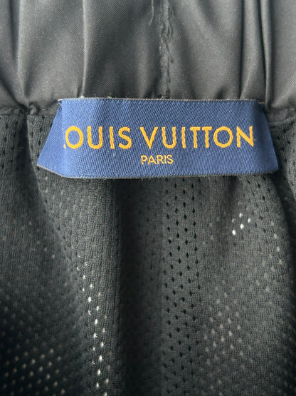 Louis Vuitton Black & Grey 2054 Monogram Heat Reflective Track Pants