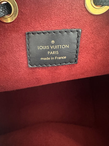 Louis Vuitton Black & Beige Empreinte Neo Noe MM