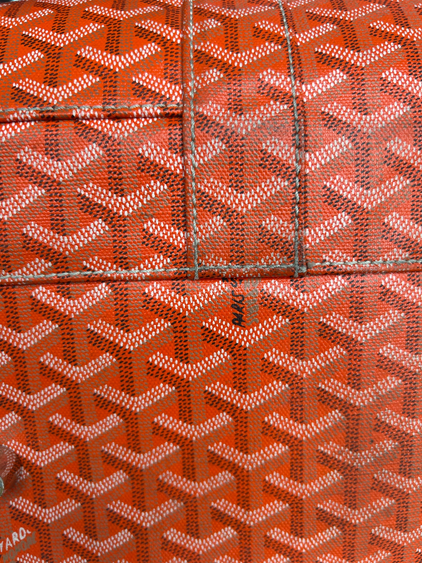 Goyard Orange Boeing 55 Duffel Bag