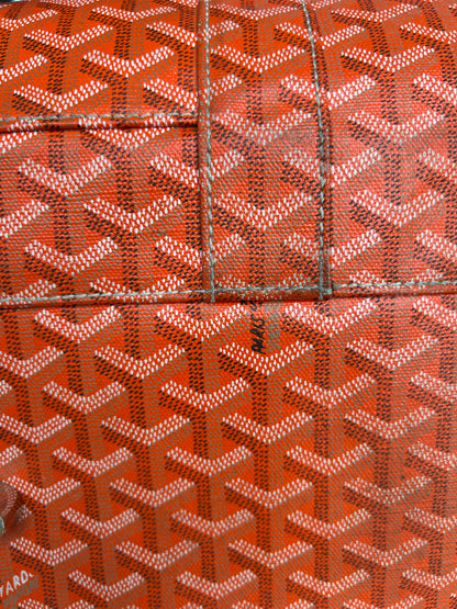 Goyard Orange Boeing 55 Duffel Bag