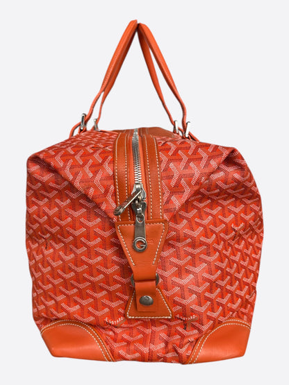 Goyard Orange Boeing 55 Duffel Bag