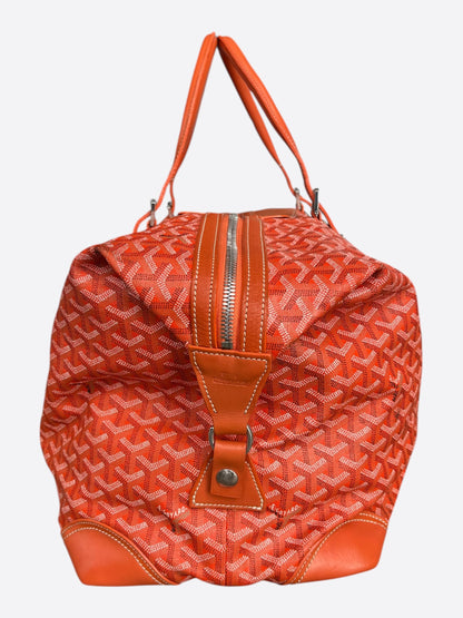 Goyard Orange Boeing 55 Duffel Bag
