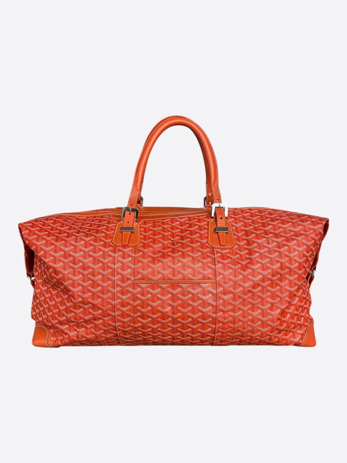 Goyard Orange Boeing 55 Duffel Bag